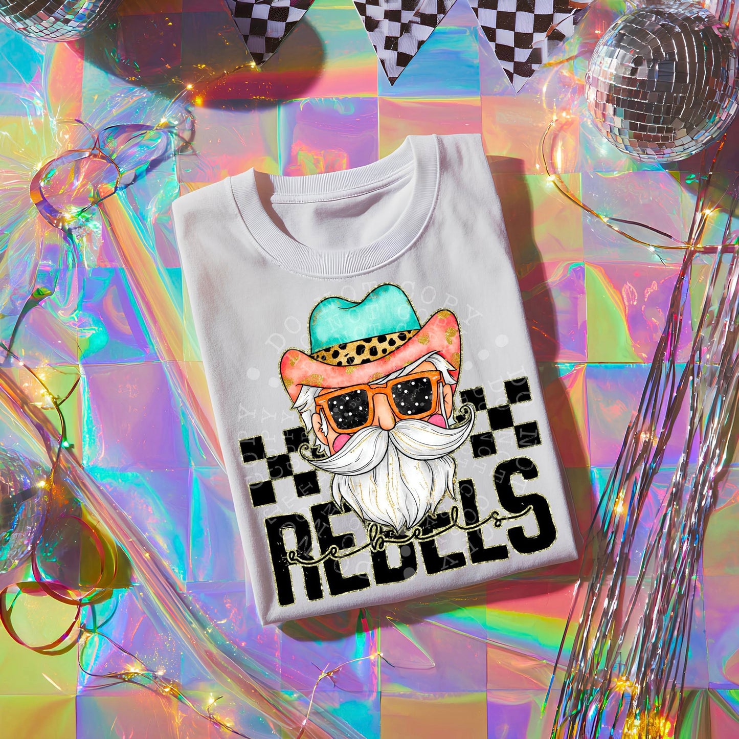 Colorful Rebels DTF Transfer | Trendy School Spirit DTF Transfer | High Quality Image Transfers | Ready to Press | Instant Peel
