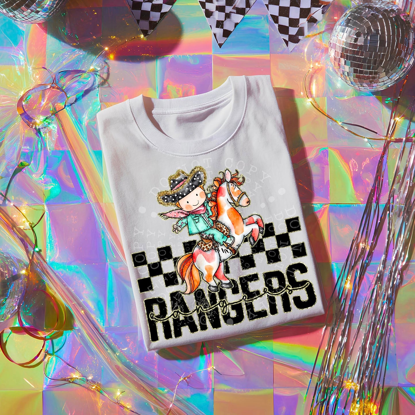 Colorful Rangers T-Shirt | Trendy School Spirit Shirt | Fast Shipping | Super Soft Shirts for Men/Women/Kid's