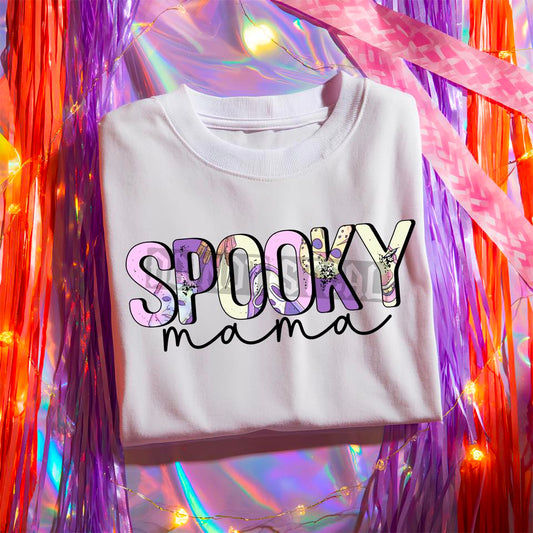 Spooky Mama DTF Transfer | Trendy Spooky DTF Transfer | High Quality Image Transfers | Ready to Press | Instant Peel