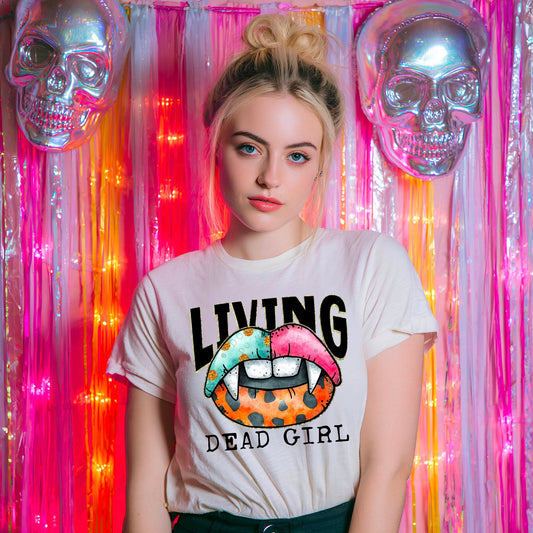 Living Dead Girl T-Shirt | Trendy Spooky Shirt | Fast Shipping | Super Soft Shirts for Men/Women/Kid's