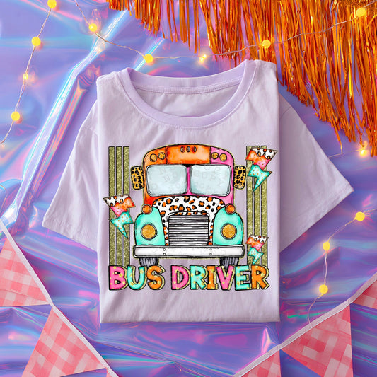 Bus Driver T-Shirt | Trendy School Shirt | Fast Shipping | Super Soft Shirts for Men/Women/Kid's