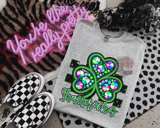 Shamrocks T-Shirt | Trendy School Spirit Shirt | Fast Shipping | Super Soft Shirts for Men/Women/Kid's | Bella Canvas