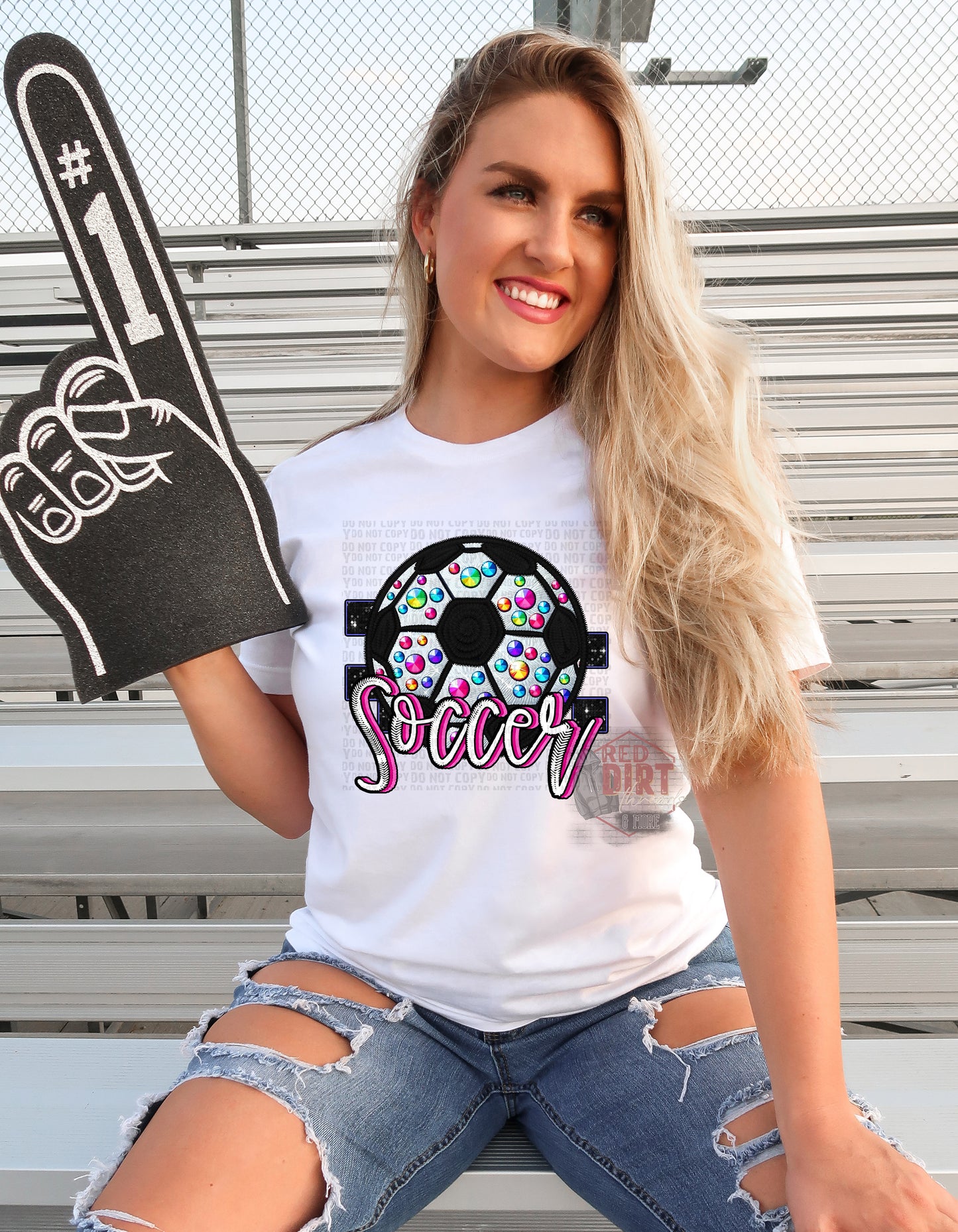 Soccer DTF Transfer | Trendy School Spirit DTF Transfer | Ready to Press | High Quality DTF Transfers | Fast Shipping