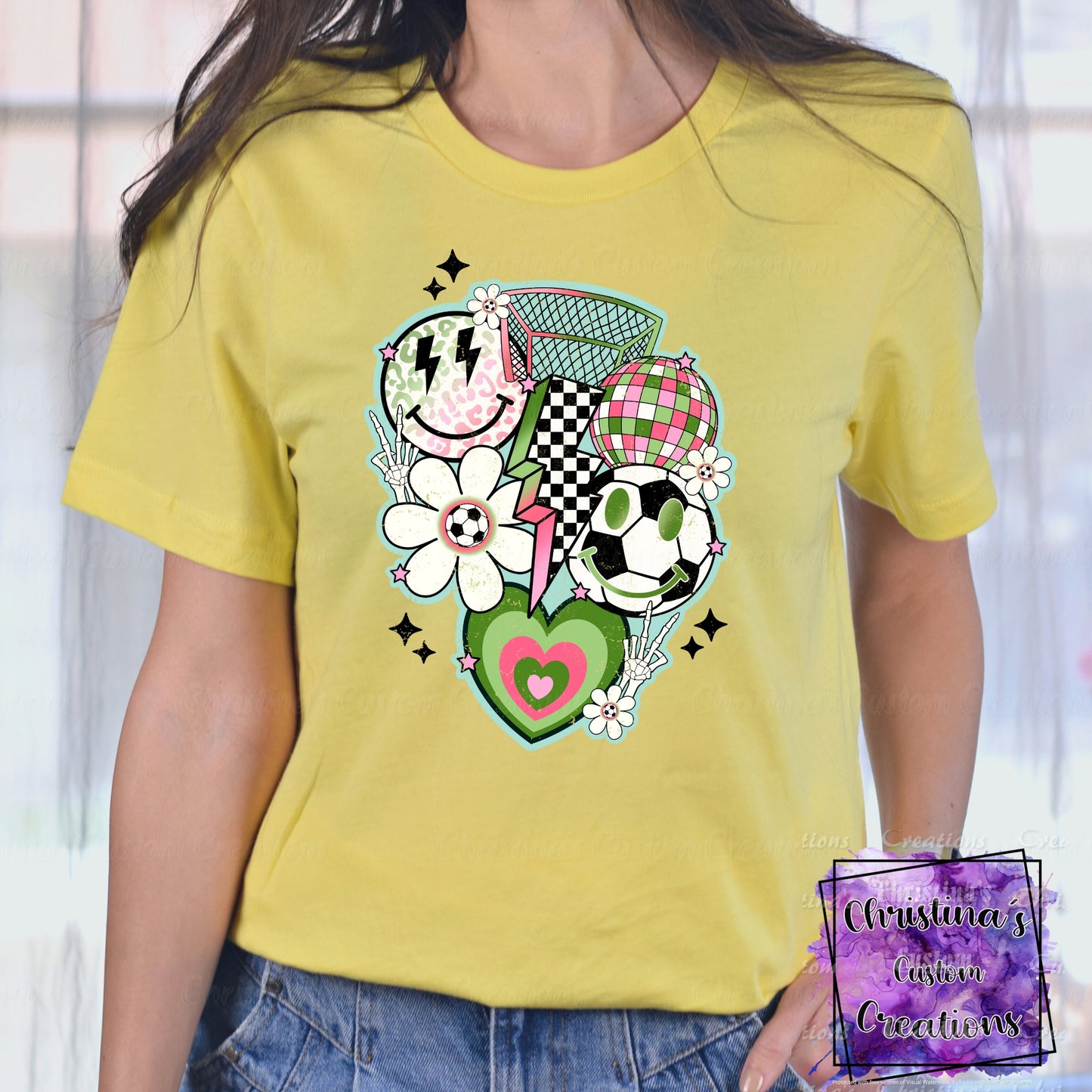 Retro Soccer T-Shirt | Trendy Soccer Shirt | Fast Shipping | Super Soft Shirts for Men/Women/Kid's | Bella Canvas