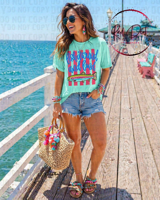 Fish Around and Find Out DTF Transfer, Funny Fishing Shirt Design, Lake Life Graphic Tee Transfer, Summer Fishing Tee, Ready to Press