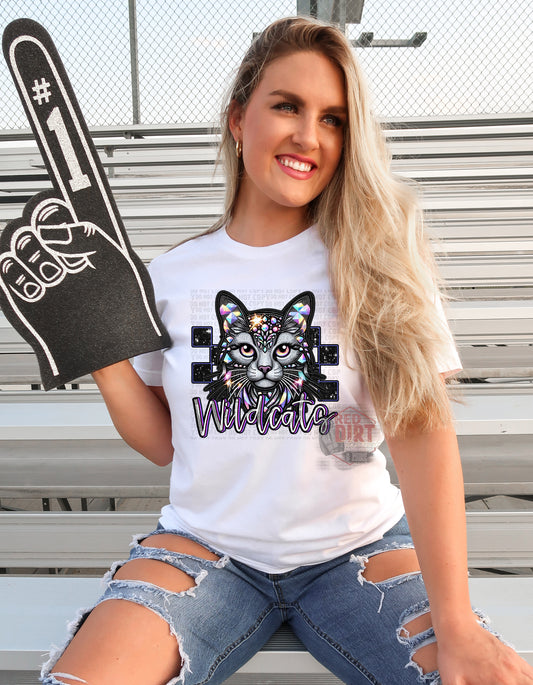 Wildcats DTF Transfer | Trendy School Spirit DTF Transfer | Ready to Press | High Quality DTF Transfers | Fast Shipping