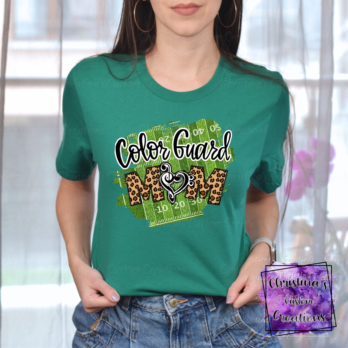 Colorguard Mom T-Shirt | Trendy School Spirit Shirt | Fast Shipping | Super Soft Shirts for Men/Women/Kid's | Bella Canvas