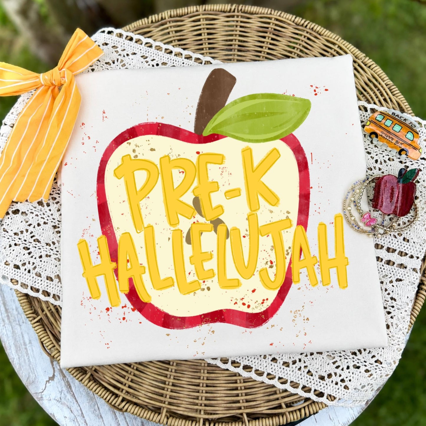 Pre-K Hallelujah DTF Transfer, Back To School Heat Transfer, Pre K Shirt Transfer, First Day Of School Transfer, Teacher Student Transfer