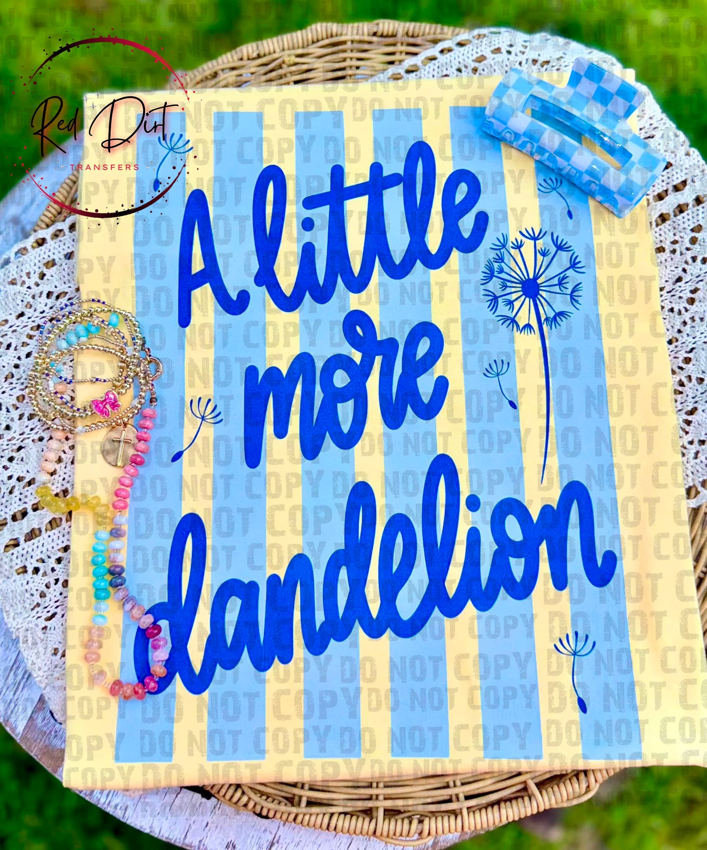 Dandelion DTF Transfer | Dandelion Shirt Transfer | Floral DTF Transfer | Spring Summer Transfer | Inspirational Shirt Transfer