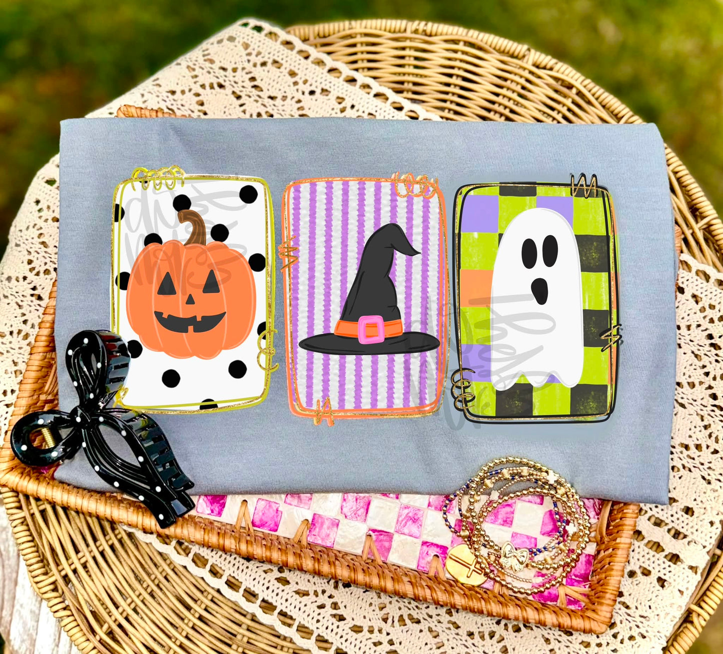 Halloween DTF Transfer, Pumpkin Witch Hat Ghost Transfer, Cute Halloween Shirt Design, Spooky Fall Heat Transfer