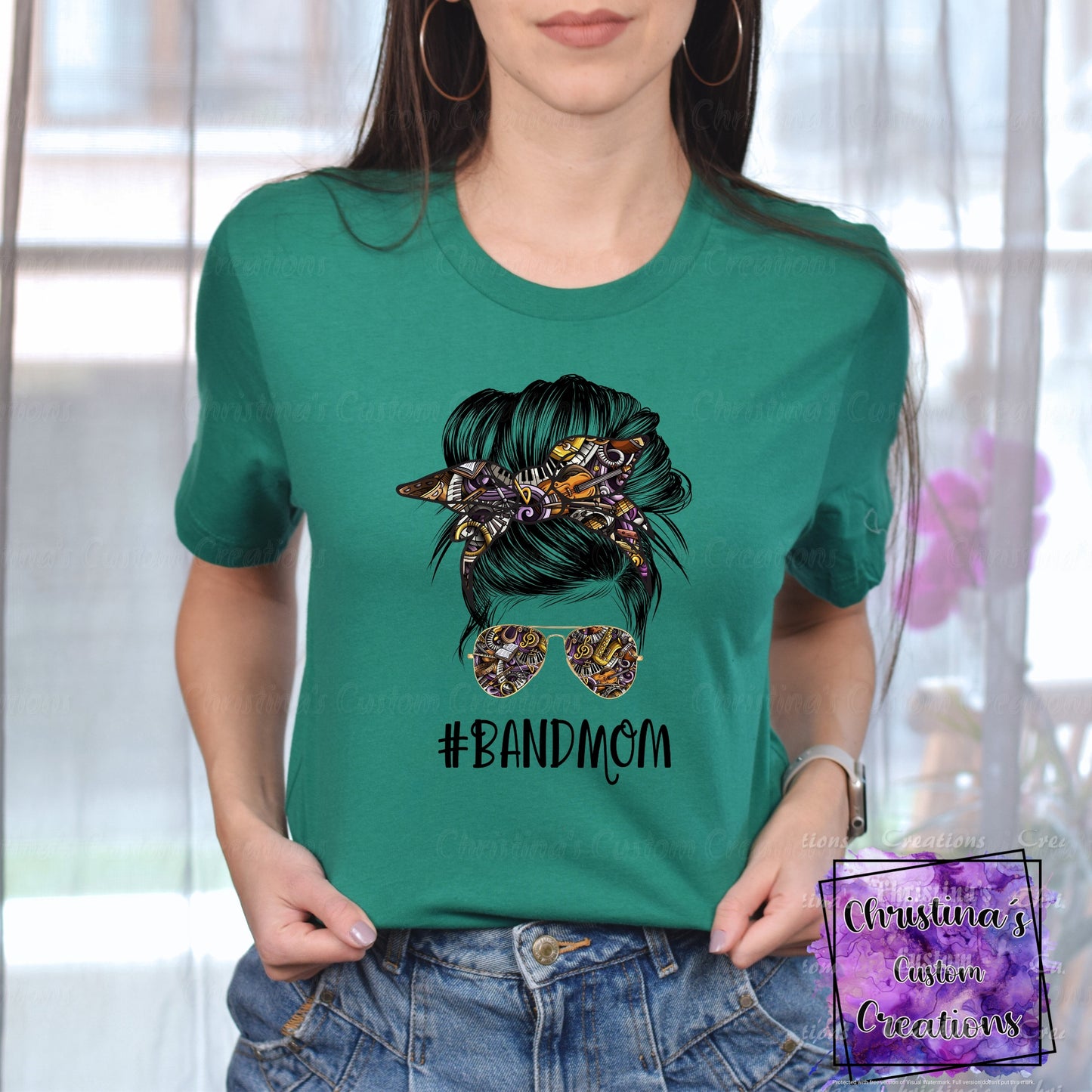 Band Mom T-Shirt | Trendy School Spirit Shirt | Fast Shipping | Super Soft Shirts for Men/Women/Kid's | Bella Canvas