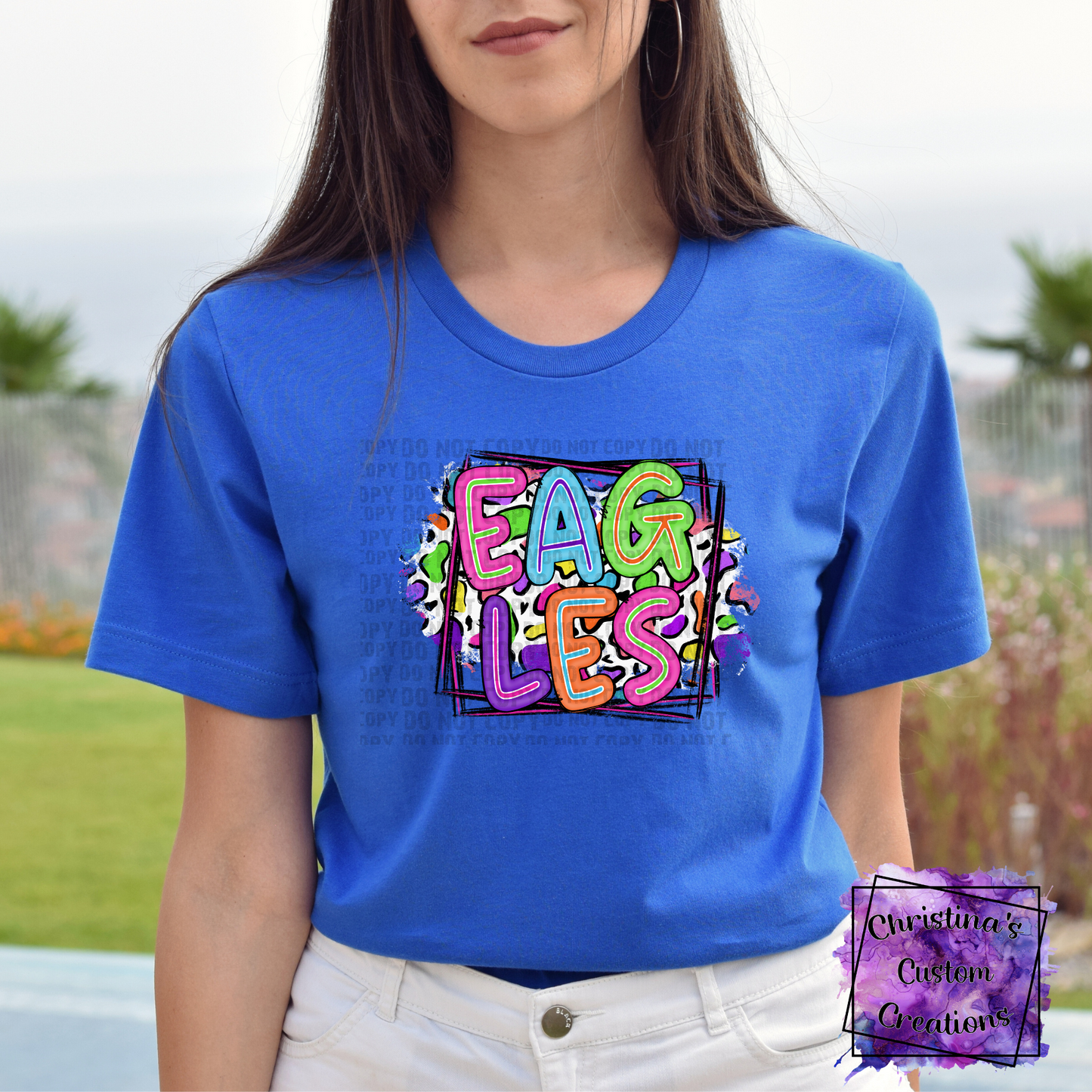 Neon Eagles T-Shirt | Trendy School Spirit Shirt | Fast Shipping | Super Soft Shirts for Men/Women/Kid's | Bella Canvas