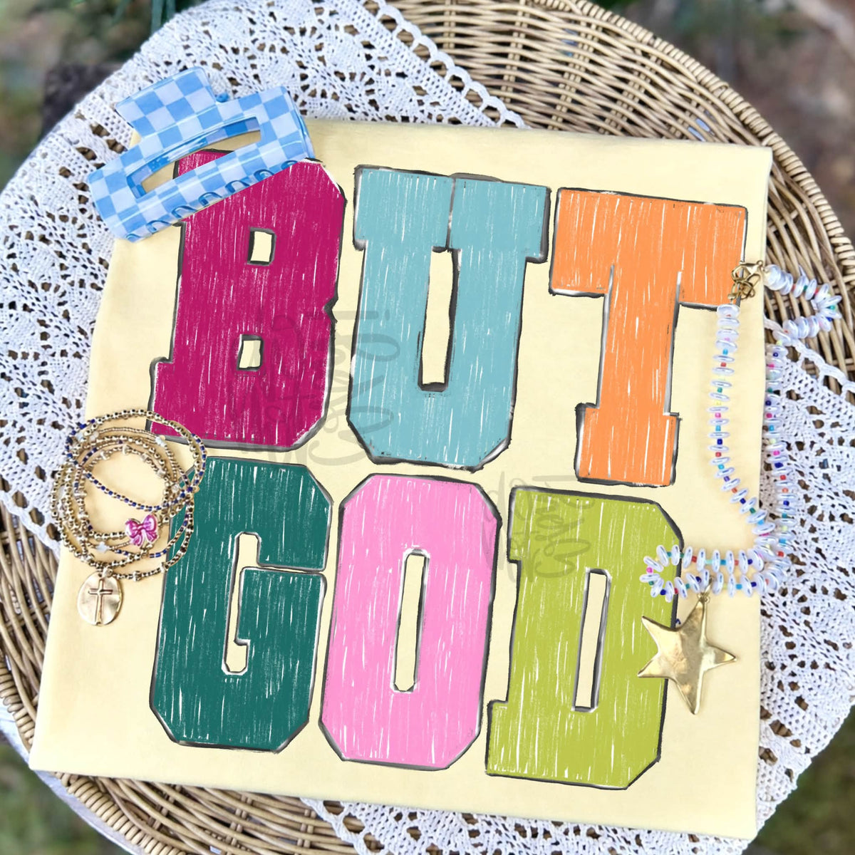 But God DTF Transfer, Christian Shirt Transfer, Faith DTF, Religious Shirt Transfer, Christian Sublimation Style DTF