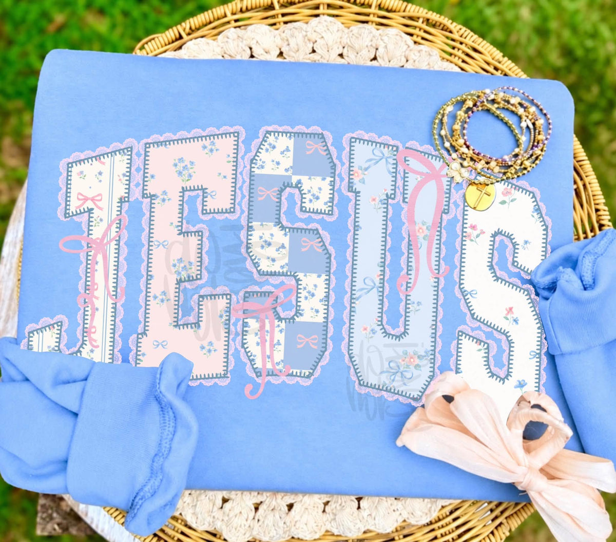 Jesus DTF Transfer, Jesus Shirt Transfer, Floral Jesus DTF, Faith Shirt Transfer, Christian DTF Transfer, Jesus Graphic