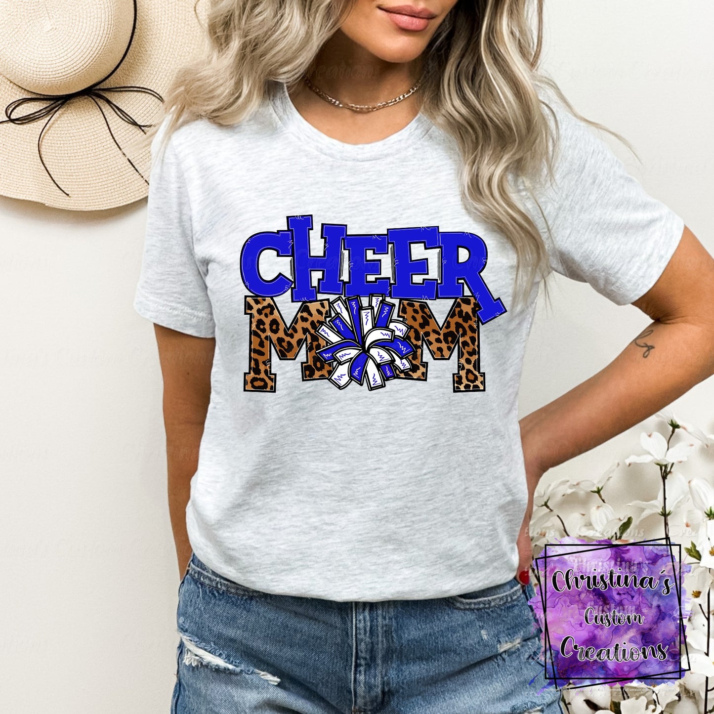 Blue Cheer Mom T-Shirt | Trendy School Spirit Shirt | Fast Shipping | Super Soft Shirts for Men/Women/Kid's | Bella Canvas