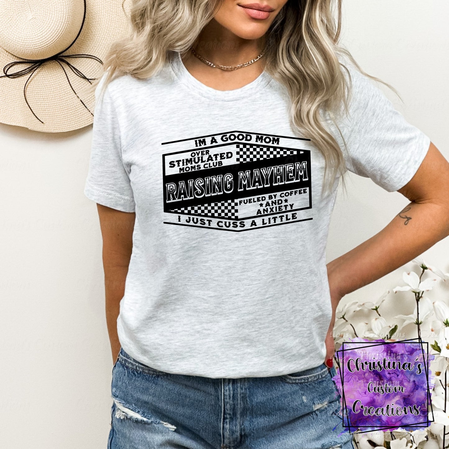 Raising Mayhem T-Shirt | Trendy Mama Shirt | Fast Shipping | Super Soft Shirts for Women | Gift for Mom