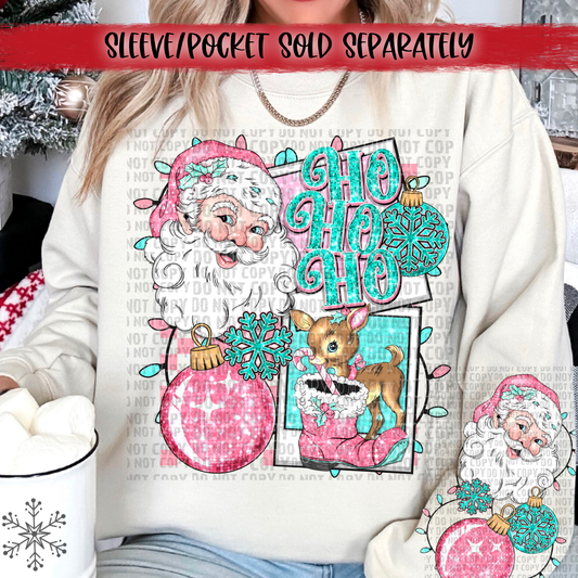 HoHoHo DTF Transfer | Christmas DTF Transfer | Ready to Press | High Quality DTF Transfers | Instant Peel