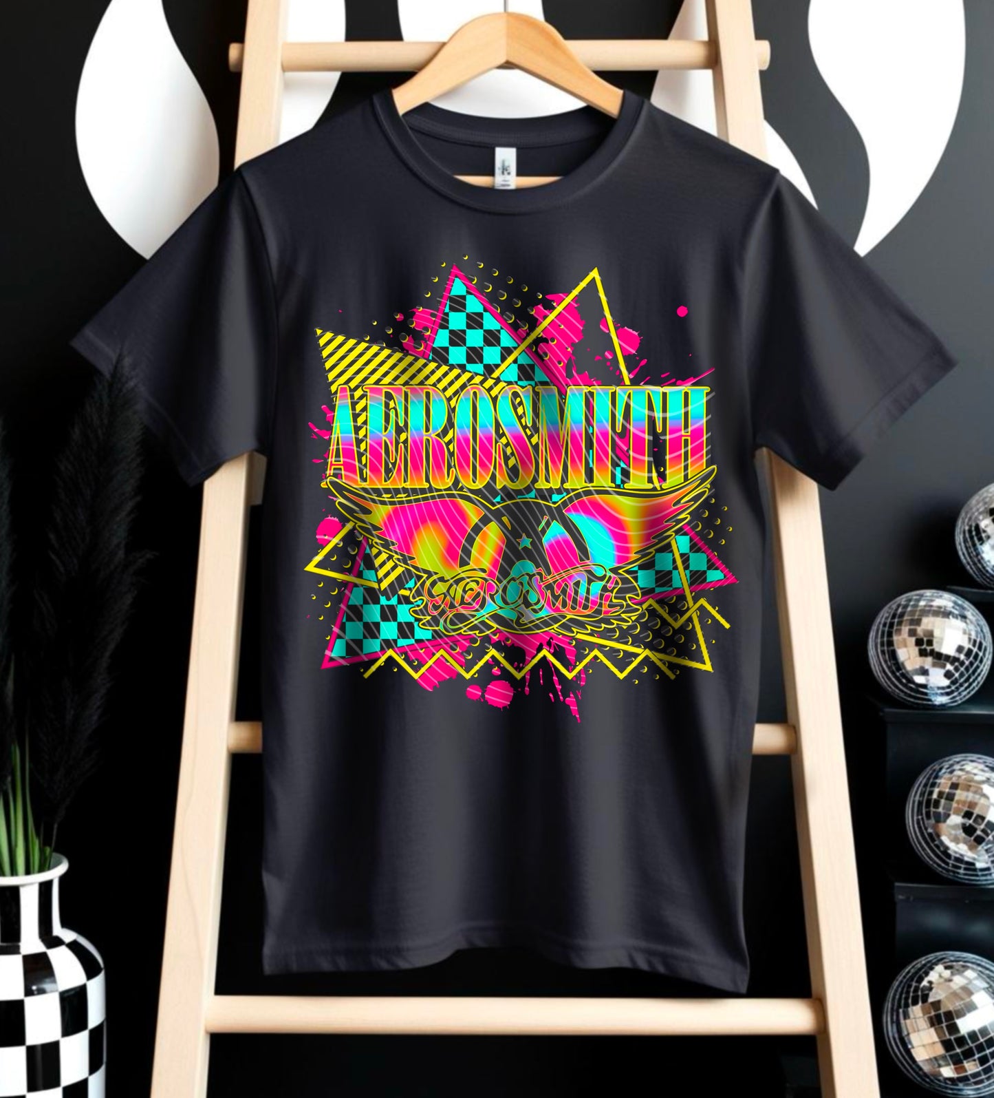 Neon Rock Band A* DTF Transfer | Trendy Rock Music DTF Transfer | High Quality Image Transfers | Ready to Press | Instant Peel