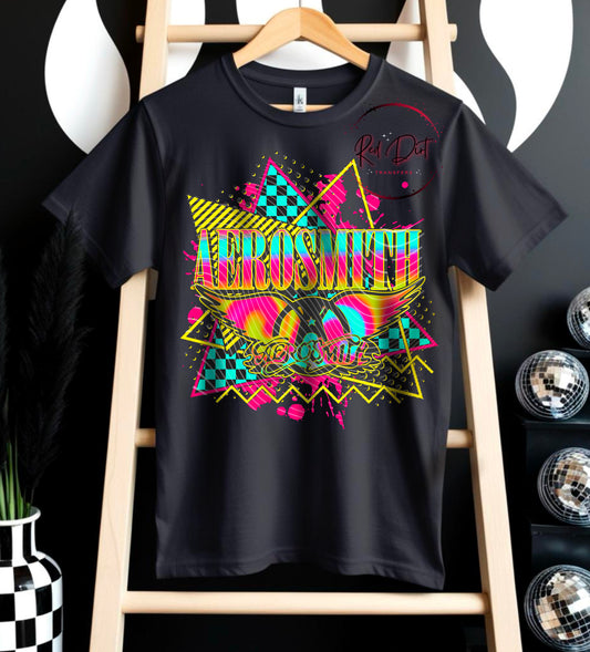 Neon Rock Band AE* DTF Transfer | Trendy Rock Music DTF Transfer | High Quality Image Transfers | Ready to Press | Instant Peel