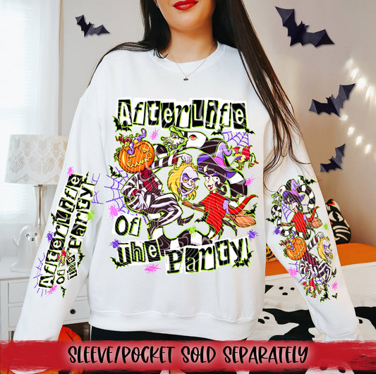 Afterlife of the Party DTF Transfer | Trendy Halloween DTF Transfer | High Quality Image Transfers | Ready to Press | Instant Peel