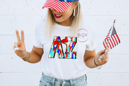 Arizona DTF Transfer | Trendy Independence Day DTF Transfer | High Quality Image Transfers | Ready to Press | Fast Shipping