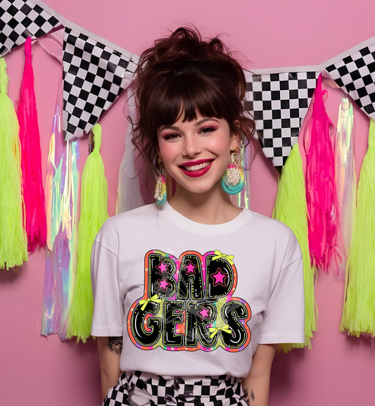 Badgers DTF Transfer, Retro Mascot Heat Transfer, School Spirit Transfer, Team Mascot Iron On Transfer, DIY Shirt Transfer