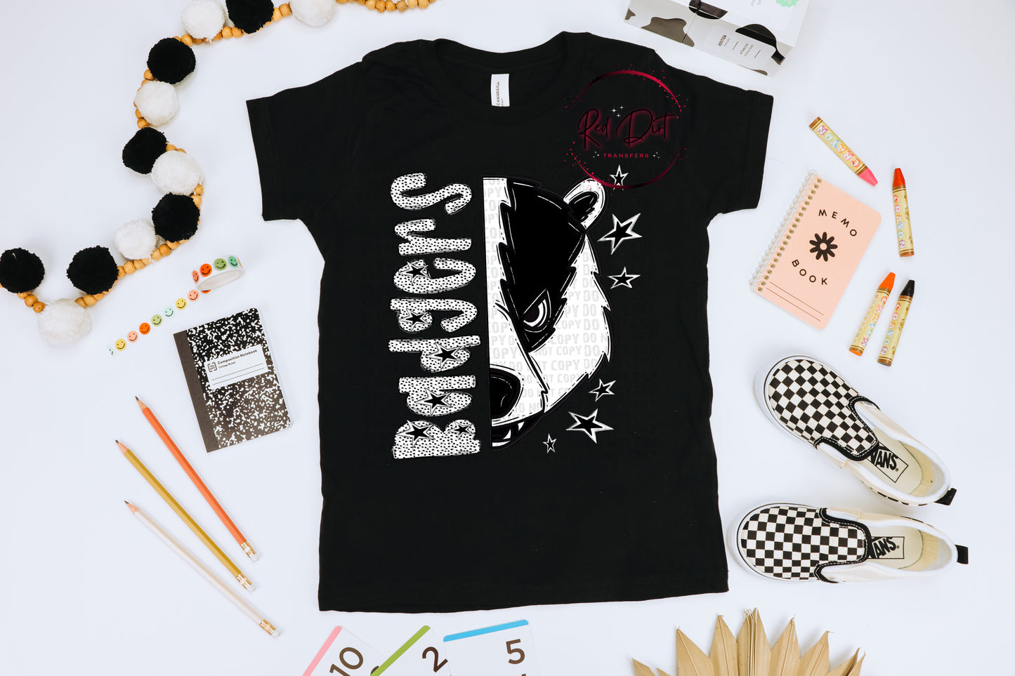 Badgers T-Shirt | Trendy School Spirit Shirt | Fast Shipping | Super Soft Shirts for Men/Women/Kid's
