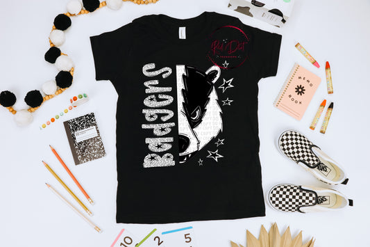Badgers T-Shirt | Trendy School Spirit Shirt | Fast Shipping | Super Soft Shirts for Men/Women/Kid's