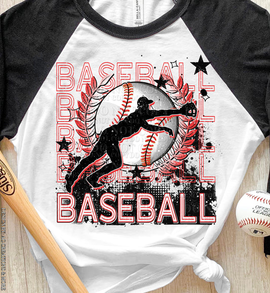 Baseball DTF Transfer | Trendy Sports DTF Transfer | Ready to Press | High Quality DTF Transfers | Fast Shipping