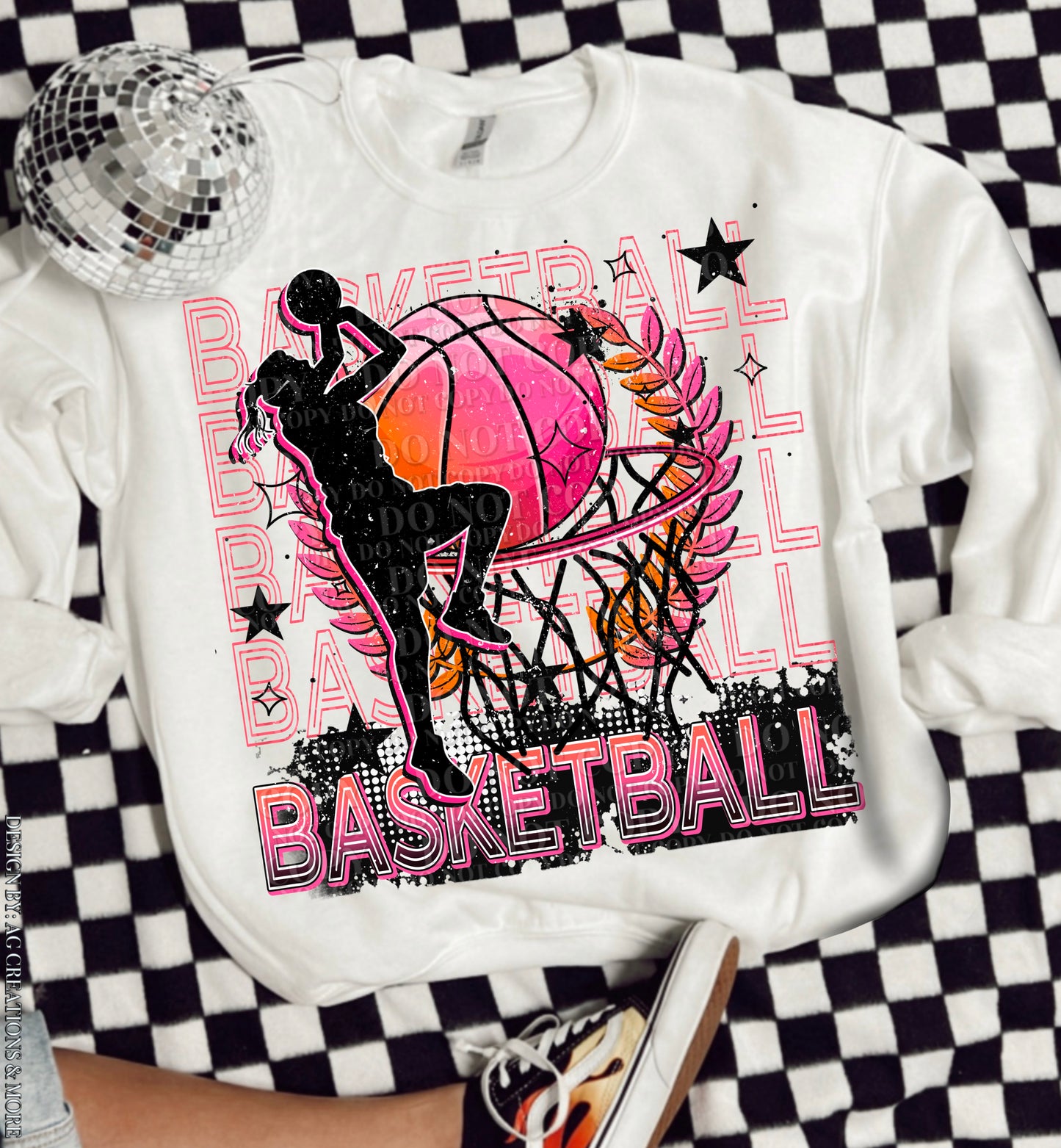 Basketball DTF Transfer | Trendy Sports DTF Transfer | Ready to Press | High Quality DTF Transfers | Fast Shipping