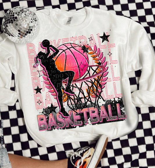 Basketball DTF Transfer | Trendy Sports DTF Transfer | Ready to Press | High Quality DTF Transfers | Fast Shipping