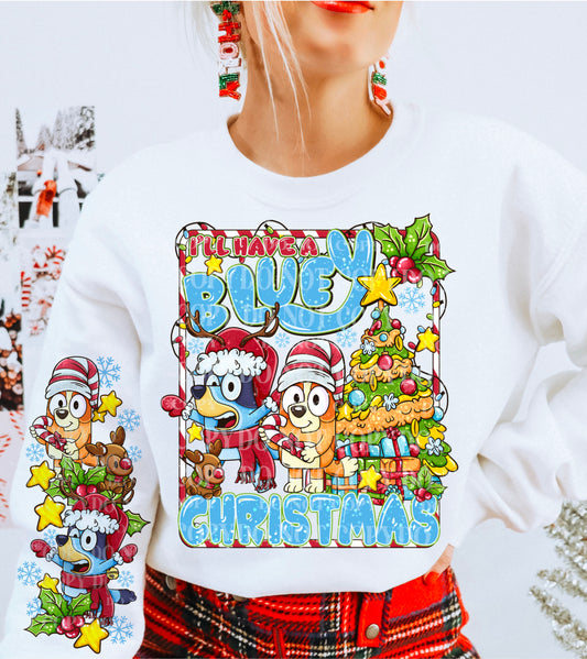 I'll Have a Blue Christmas DTF Transfer | Trendy Christmas DTF Transfer | Ready to Press | High Quality DTF Transfers | Fast Shipping
