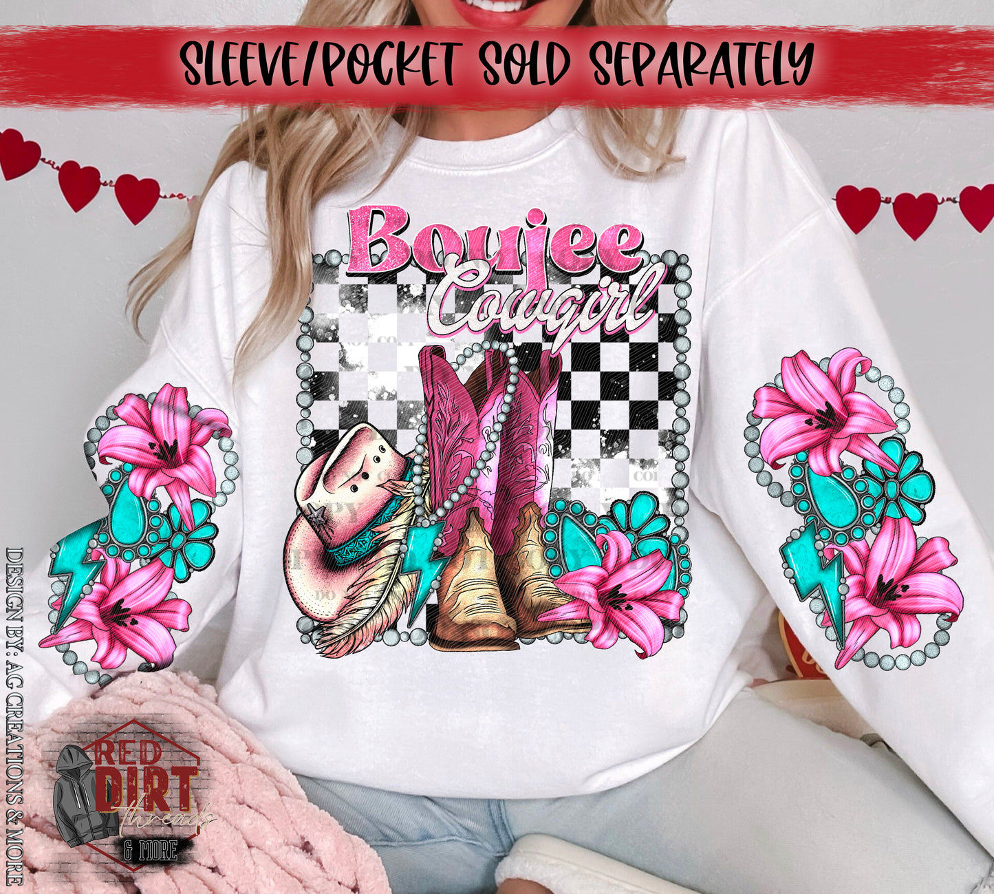 Boujee Cowgirl DTF Transfer | Boho/Western DTF Transfer | High Quality Image Transfers | Ready to Press | Fast Shipping