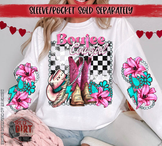 Boujee Cowgirl DTF Transfer | Boho/Western DTF Transfer | High Quality Image Transfers | Ready to Press | Fast Shipping