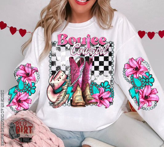 Boujee Cowgirl Sublimation Transfer | Boho/Western Sublimation Transfer | High Quality Image Transfers | Ready to Press | Fast Shipping