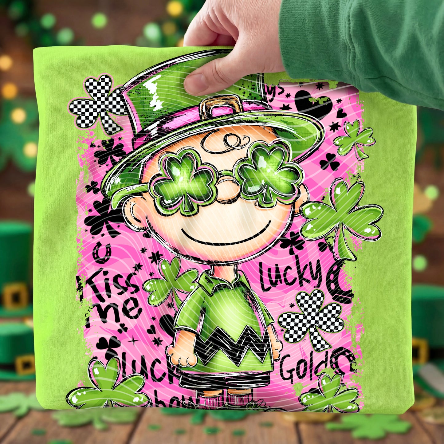 Lucky Me DTF Transfer | Trendy St. Patrick's Day DTF Transfer | High Quality Image Transfers | Ready to Press | Instant Peel