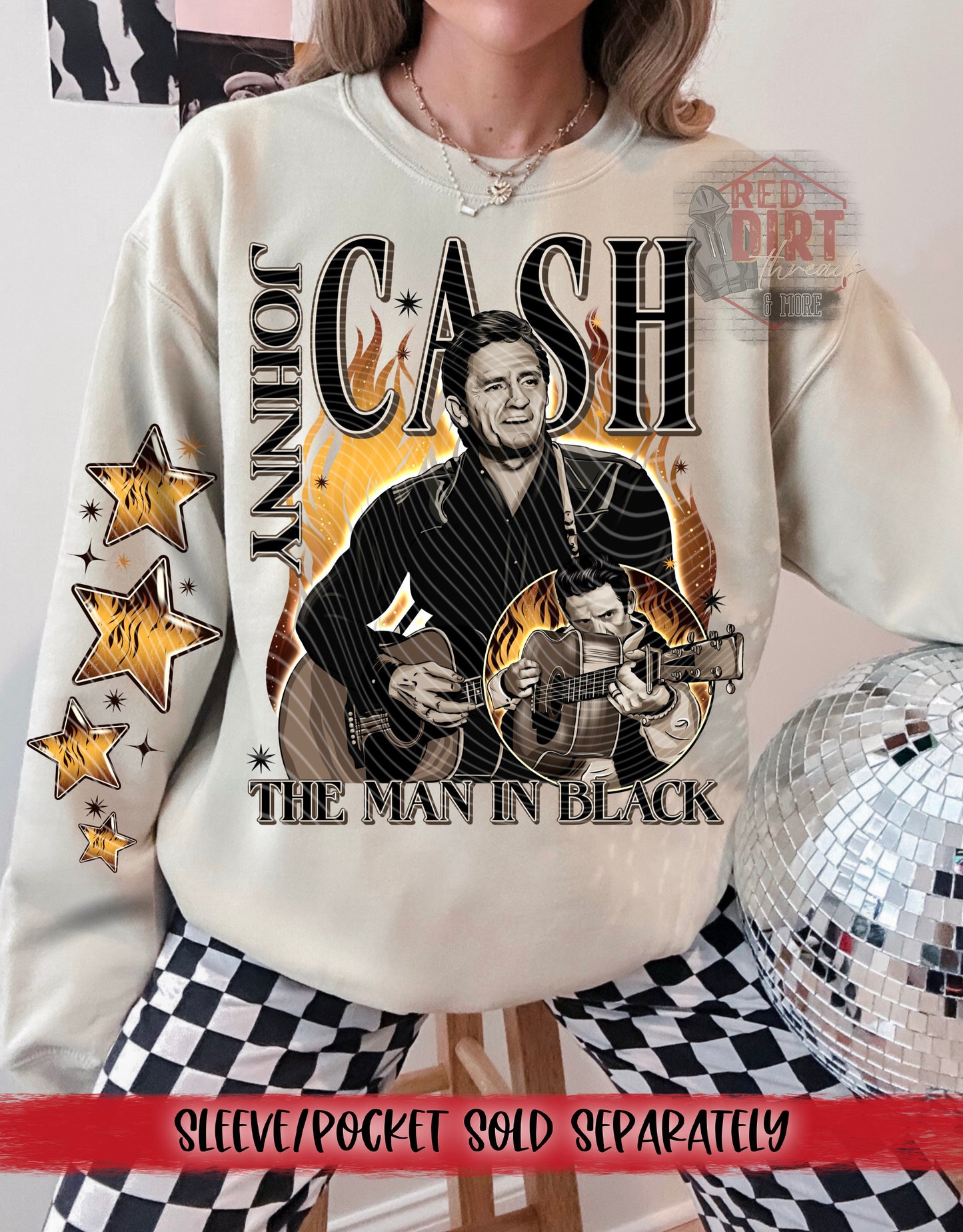 Cash DTF Transfer | Trendy Country Music DTF Transfer | Ready to Press | High Quality DTF Transfers | Fast Shipping