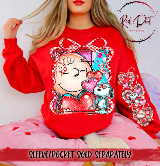 CB Love DTF Transfer | Trendy Valentine's DTF Transfer | High Quality Image Transfers | Ready to Press | Instant Peel