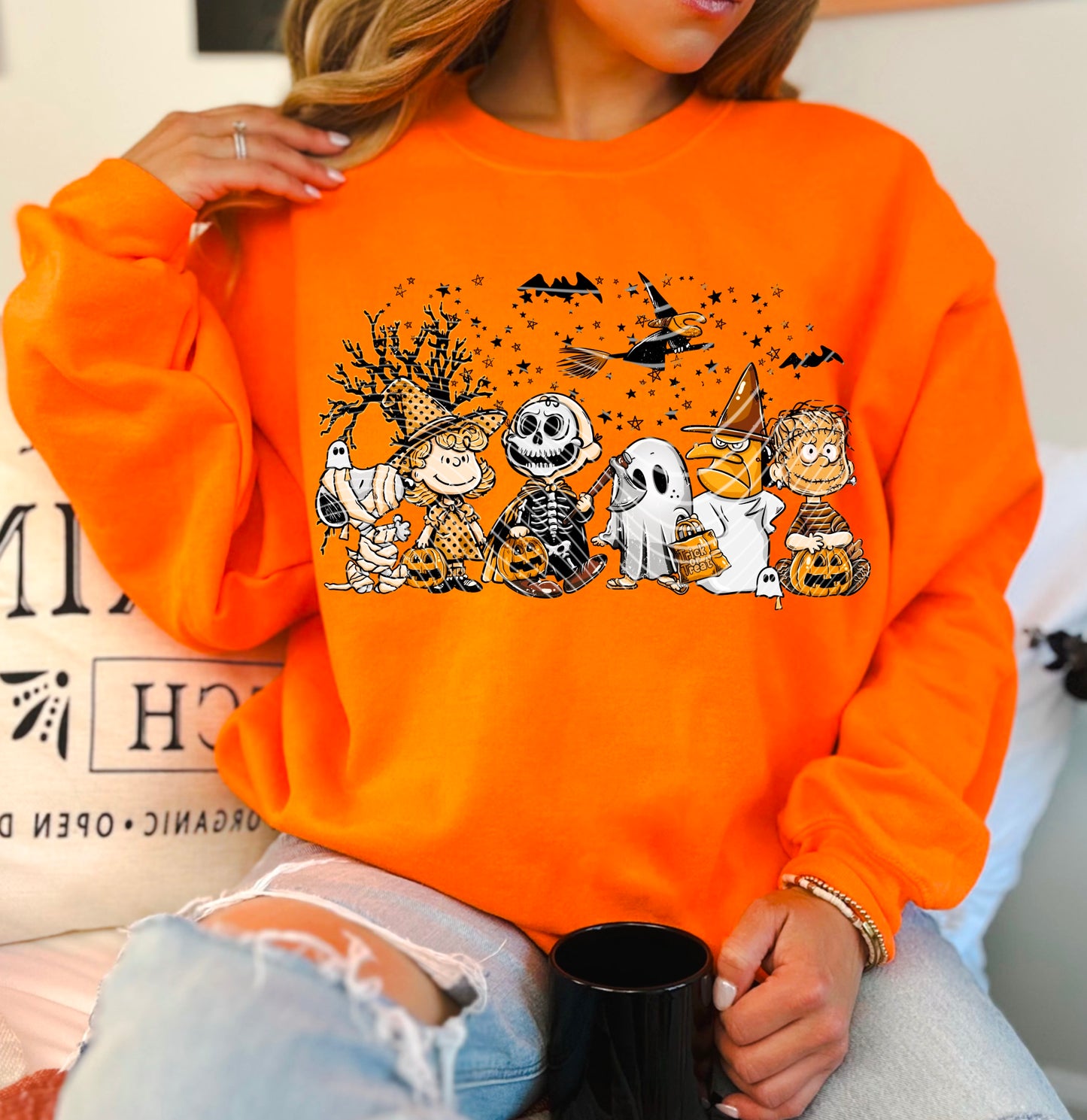 Orange Charlie DTF Transfer | Trendy Halloween DTF Transfer | High Quality Image Transfers | Ready to Press | Instant Peel