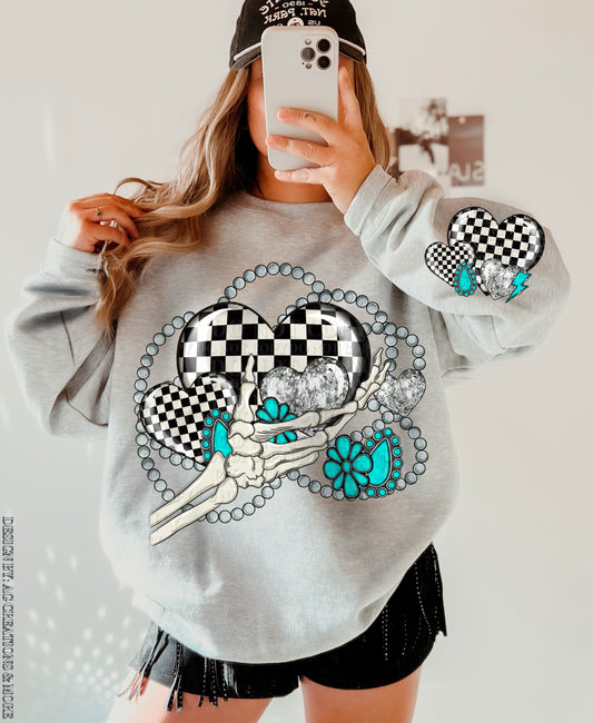 Checkered Conches DTF Transfer | Trendy DTF Transfer | High Quality Image Transfers | Ready to Press | Fast Shipping