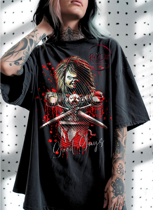 Chucky DTF Transfer | Trendy Horror Characters DTF Transfer | High Quality Image Transfers | Ready to Press | Instant Peel
