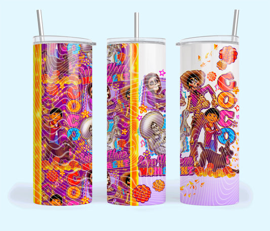 Seize the Moment Insulated Tumbler with Plastic Lid and Sealed Reusable Straw | Trendy Halloween Cup | Hot/Cold Tumbler
