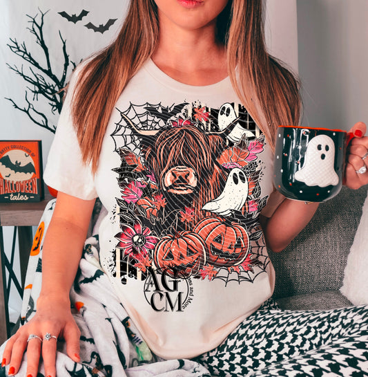 Spooky Cow T-Shirt | Trendy Halloween Shirt | Fast Shipping | Super Soft Shirts for Men/Women/Kid's