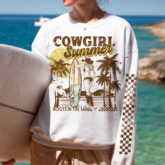 Cowgirl Summer DTF Transfer | Trendy Summer DTF Transfer | Ready to Press | High Quality DTF Transfers | Fast Shipping