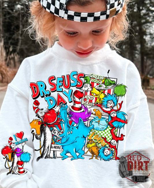 I Love Reading DTF Transfer | Trendy School DTF Transfer | High Quality Image Transfers | Ready to Press | Fast Shipping