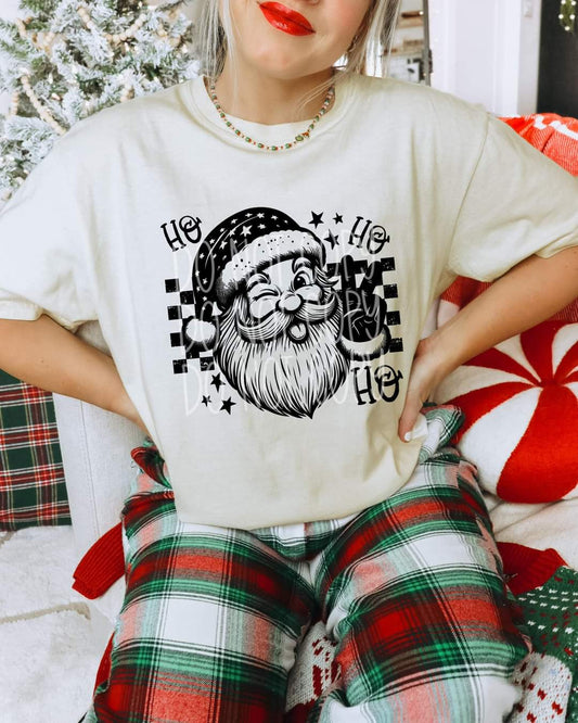 HoHoHo DTF Transfer | Christmas DTF Transfer | Ready to Press | High Quality DTF Transfers | Fast Shipping
