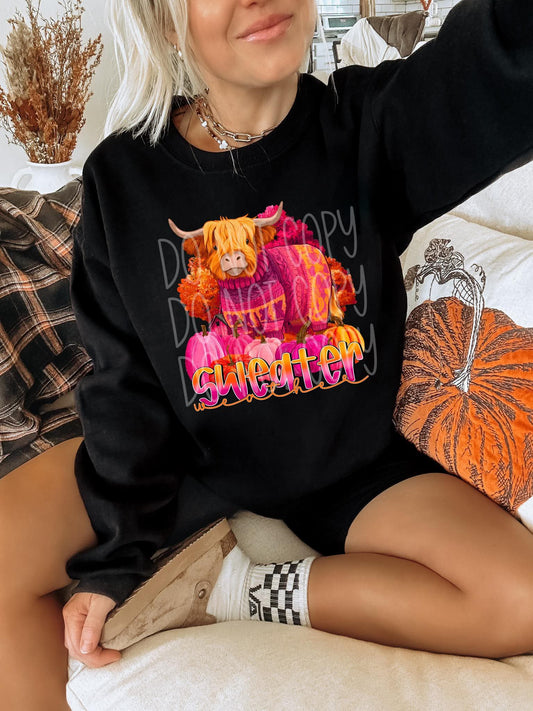Sweater Weather DTF Transfer | Trendy Fall DTF Transfer | High Quality Image Transfers | Ready to Press | Instant Peel
