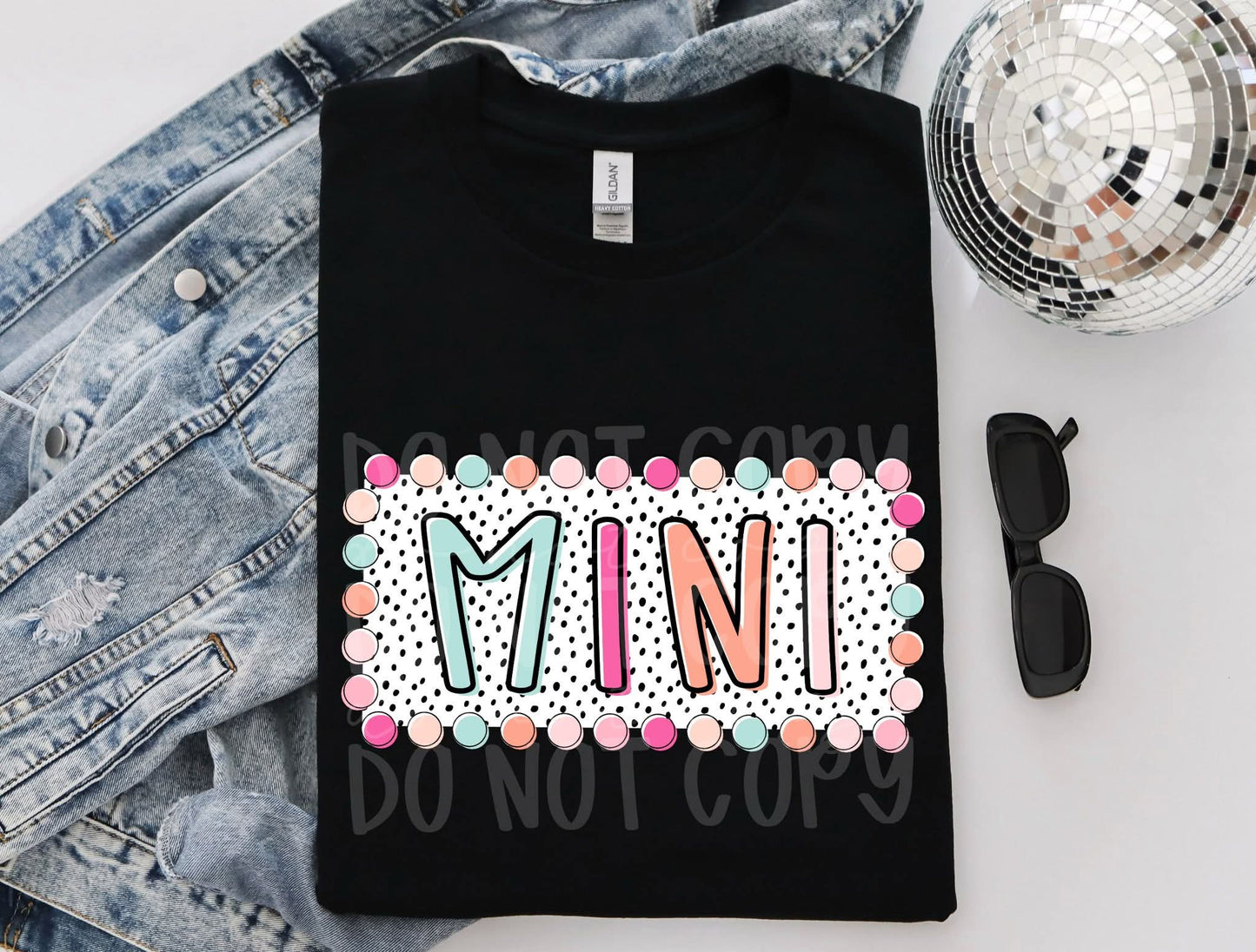 Mini DTF Transfer Ready to Press | Matching Mama Mini Mimi DTF Design | Trendy Kids Transfer | Red Dirt Transfers