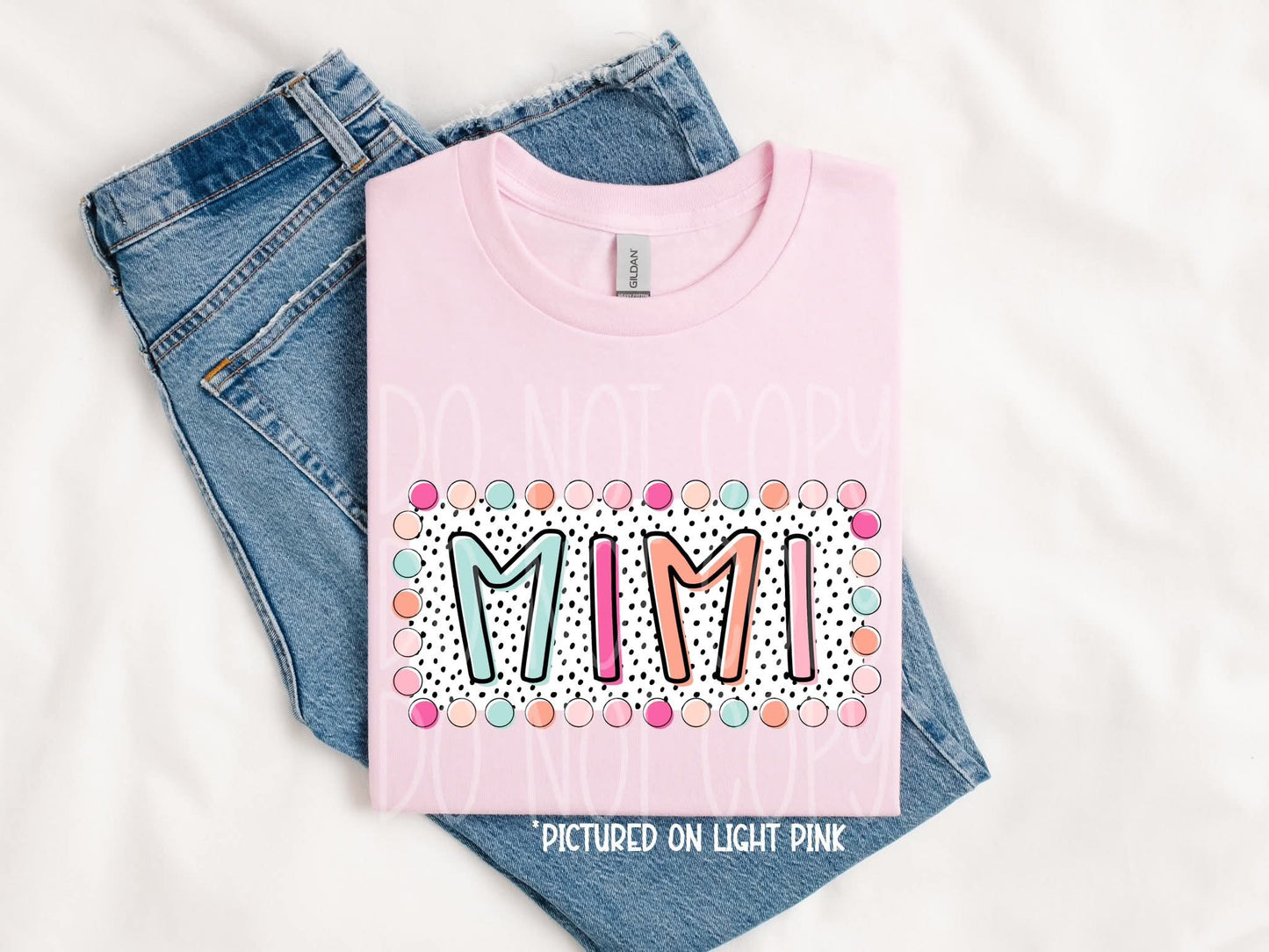 Mimi DTF Transfer Ready to Press | Matching Mama Mini Mimi DTF Design | Trendy Grandma Transfer | Red Dirt Transfers