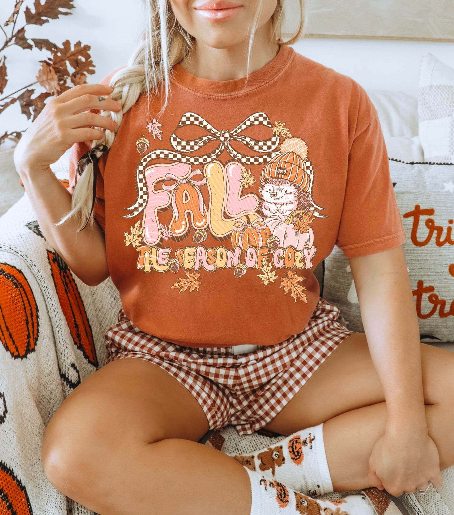 The Season of Cozy DTF Transfer | Trendy Fall DTF Transfer | High Quality Image Transfers | Ready to Press | Instant Peel